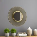 Drape Metal Mirror with Frame