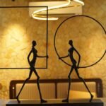 Black Wonder Women Table Showpeice (L, Black)