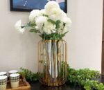 Lush Dome Vase (L, Gold)