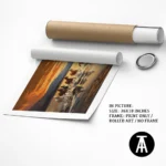 Scenic Seven Horses Painting by TravelArty - Image 3