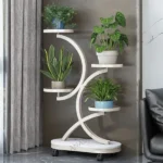Circular Flower Plant Stand Modern Decoration Plant