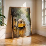 SFO Yellow Cable Car by Californian Kaleidoscope (Copy)